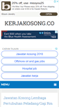 Mobile Screenshot of kerjakosong.co
